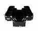 NANI dvoudílný kosmetický kufřík na kolečkách - Black 3D