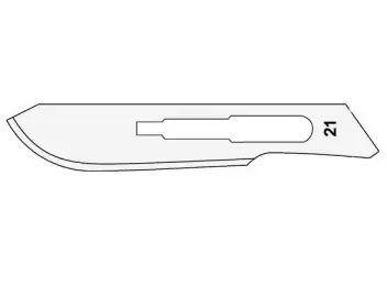 Surgeon čepelka skalpelová Carbon Steel - č. 21