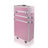NANI trojdílný kosmetický kufřík na kolečkách - Pink