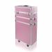 NANI trojdílný kosmetický kufřík na kolečkách - Pink