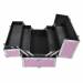 NANI trojdílný kosmetický kufřík na kolečkách - 3D Diamond Pink