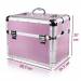 NANI kosmetický kufřík XL, vleze UV lampa - Růžová