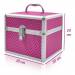 NANI kosmetický kufřík s puntíky - Růžová/černé puntíky