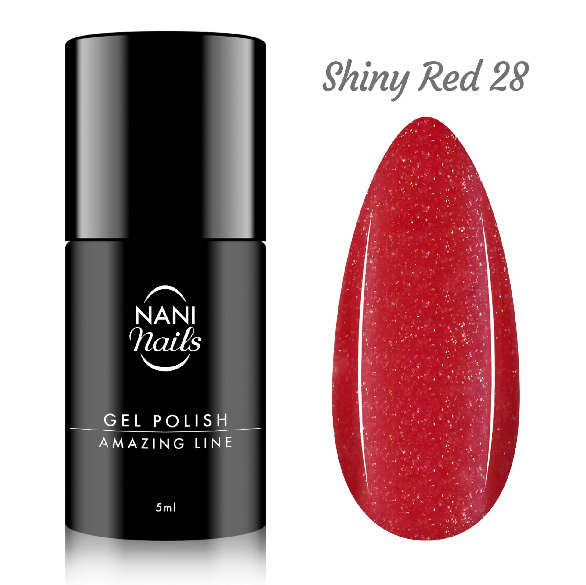 NANI gel lak Amazing Line 5 ml - Shiny Red