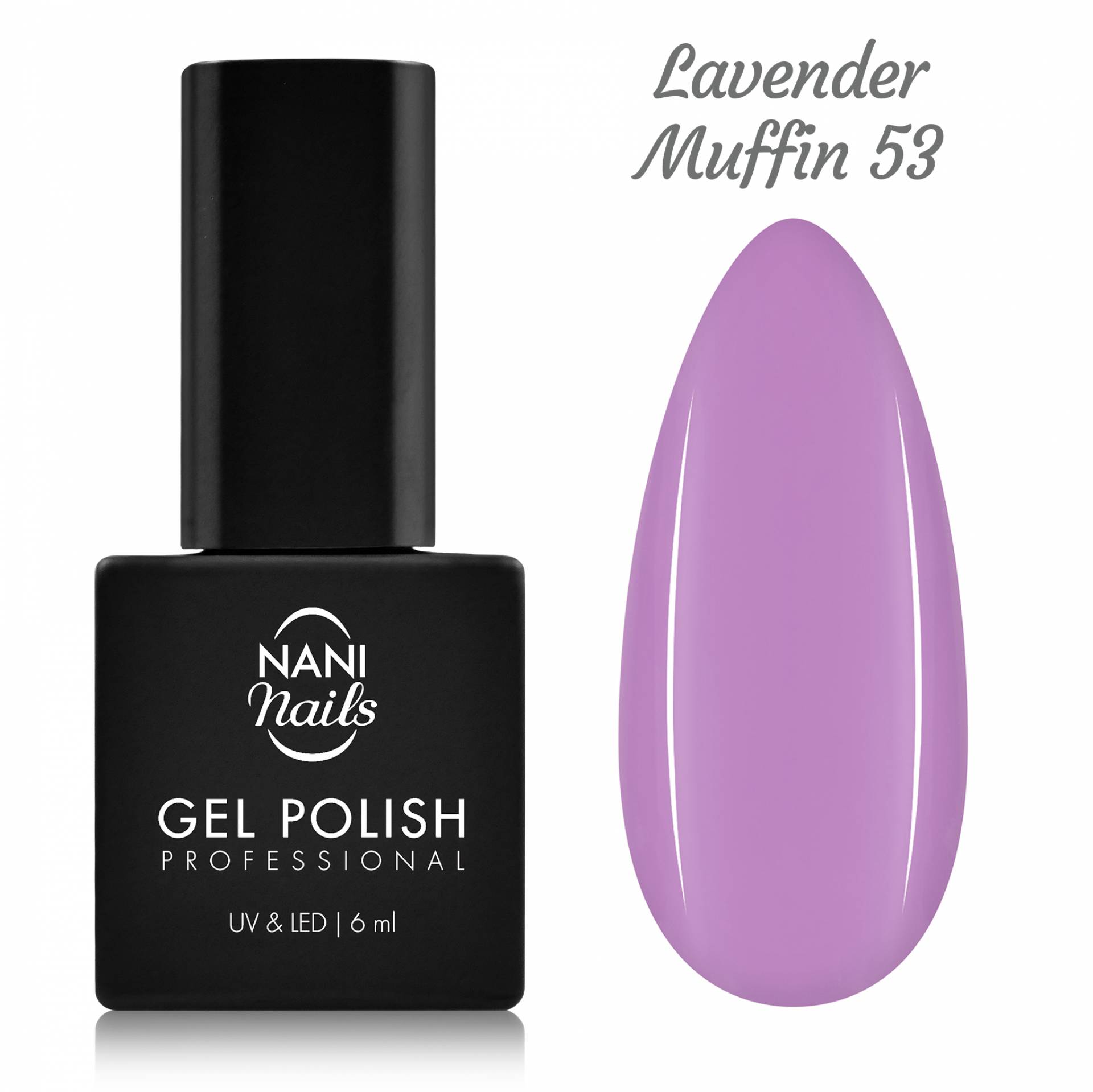NANI gel lak 6 ml - Lavender Muffin