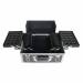 NANI čtyřdílný kosmetický kufřík na kolečkách - 3D Diamond Black/Silver