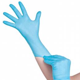 Nitrilové rukavice, nepudrované - L, 100 ks