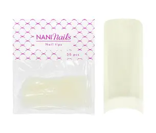 NANI tipy č. 2, krátká lep. plocha 50 ks - Natural