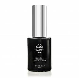 NANI UV gel Quick Finish 10 ml, bez výpotku - Clear