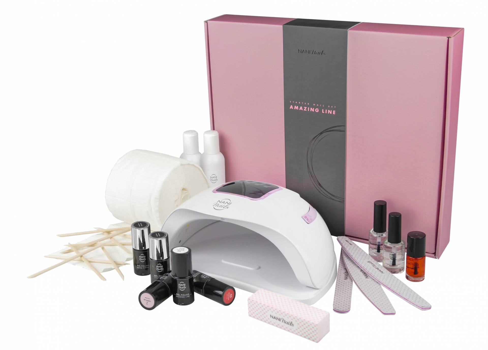 NANI gel lak sada Amazing Line - 72 W