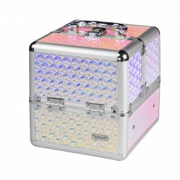 NANI kosmetický kufřík Cube NN86 - 3D Holo White