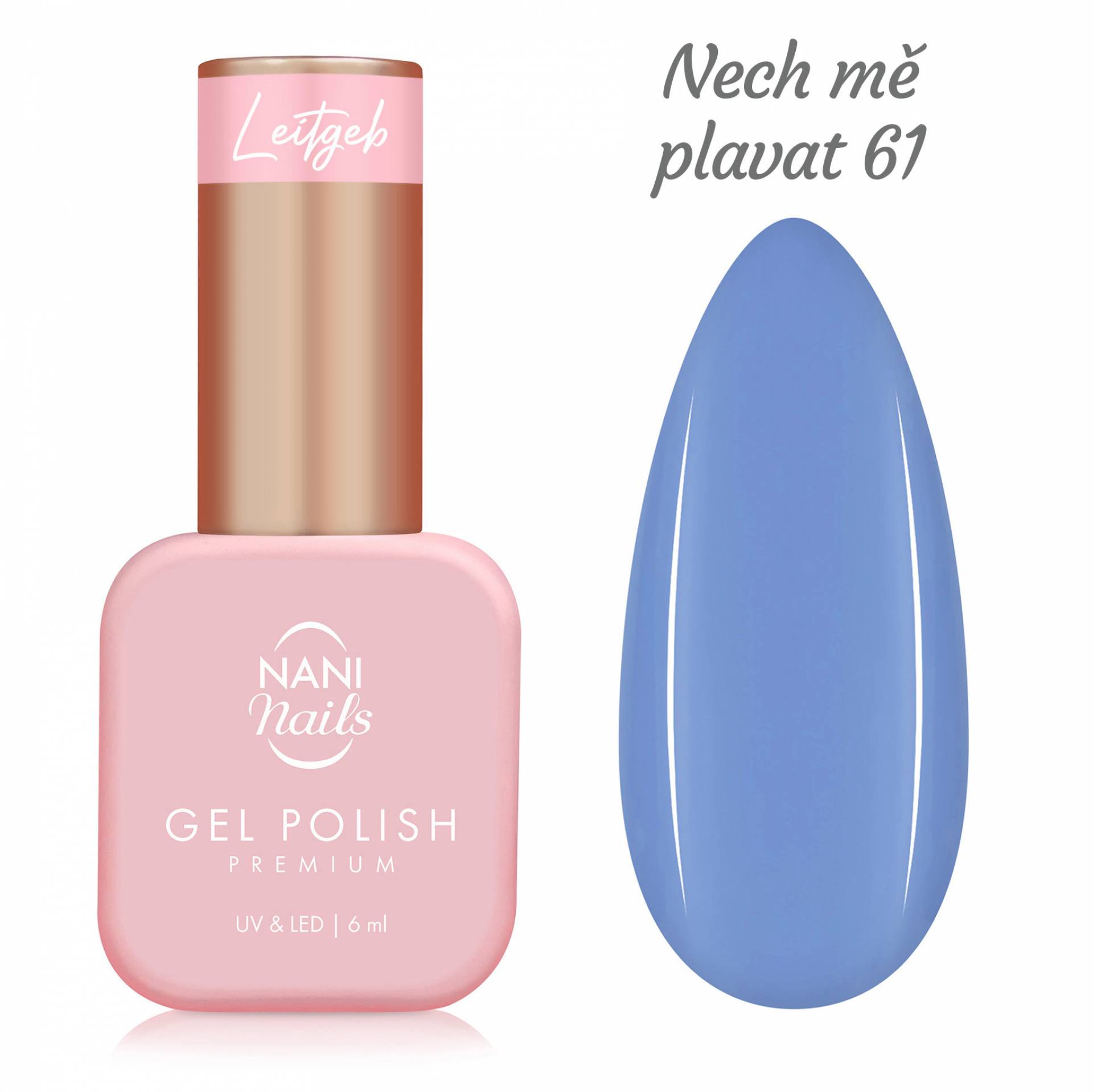 NANI gel lak Premium 6 ml - Nech mě plavat