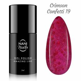 NANI gel lak Amazing Line 5 ml - Crimson Confetti