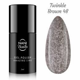 NANI gel lak Amazing Line 5 ml - Twinkle Brown