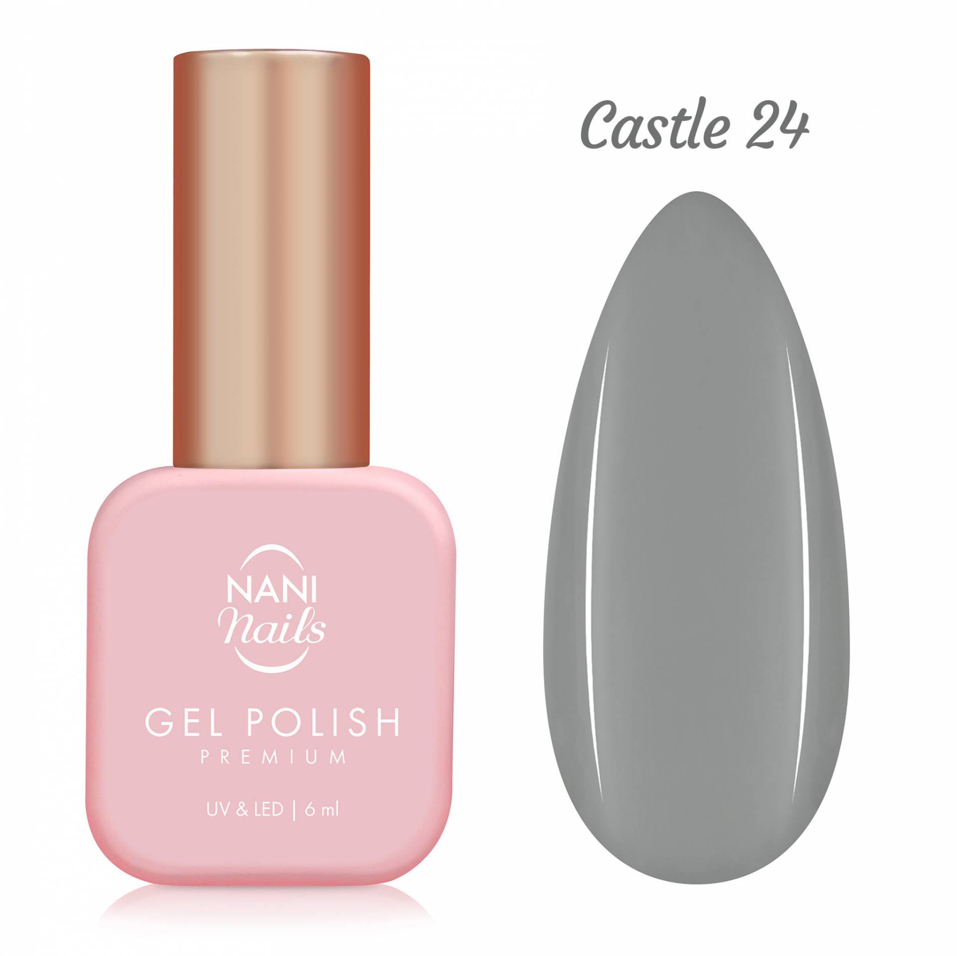 NANI gel lak Premium 6 ml - Castle