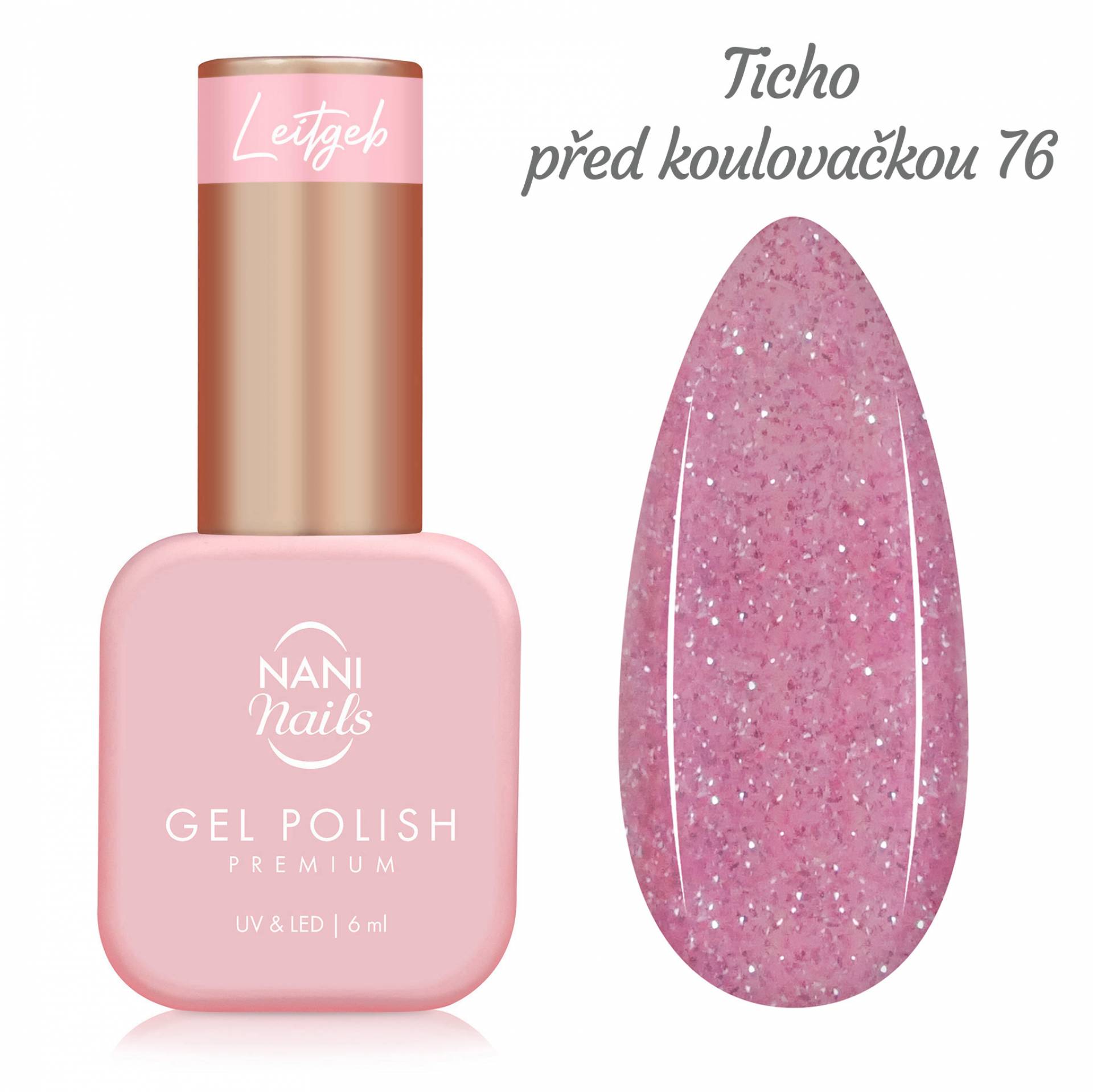 NANI gel lak Premium 6 ml - Ticho před koulovačkou