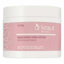 Dr. Kraut detoxikační černá maska 500 ml - S aktivním uhlím