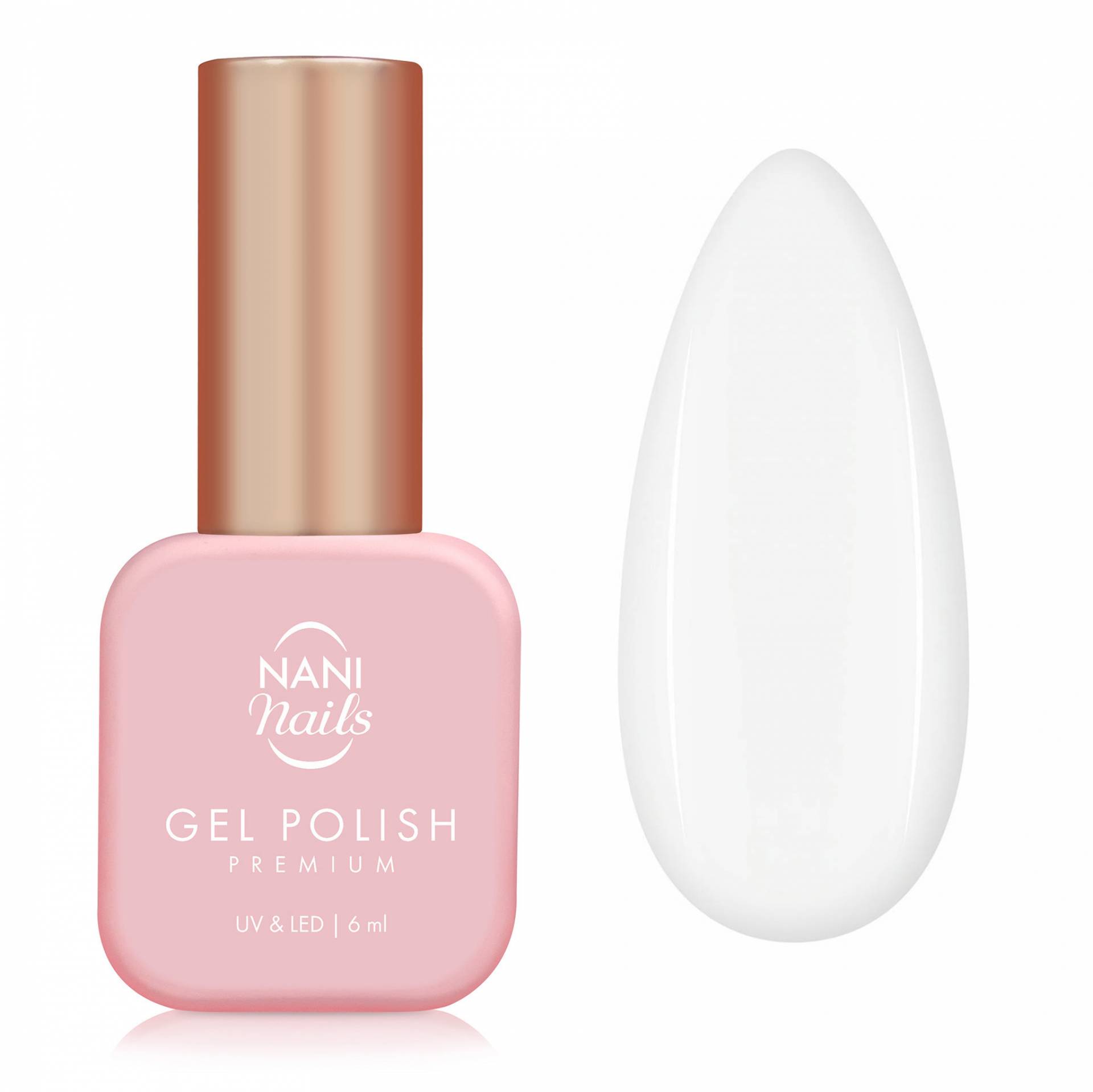 NANI gel lak Premium 6 ml - Extreme White