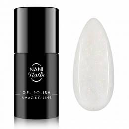 NANI gel lak Amazing Line 5 ml - Shimmer White