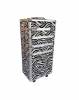 NANI čtyřdílný kosmetický kufřík na kolečkách - Zebra