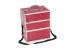 NANI dvoudílný kosmetický kufřík NN02 - Pink Croco