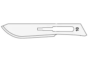 Surgeon čepelka skalpelová Carbon Steel 100 ks - č. 10