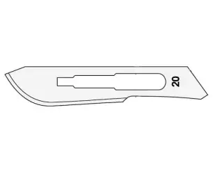 Surgeon Carbon Steel szikepenge – 20. sz.