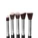 Pensule cosmetice NANI pentru make-up 10 buc. - Negre