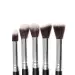 Pensule cosmetice NANI pentru make-up 10 buc. - Negre