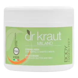 Dr. Kraut kojų kremas, 500 ml – su mëtomis ir taukmedţių sviestu