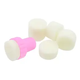 Gobice NANI Sponge + štampiljka – Pink, 5 kosov
