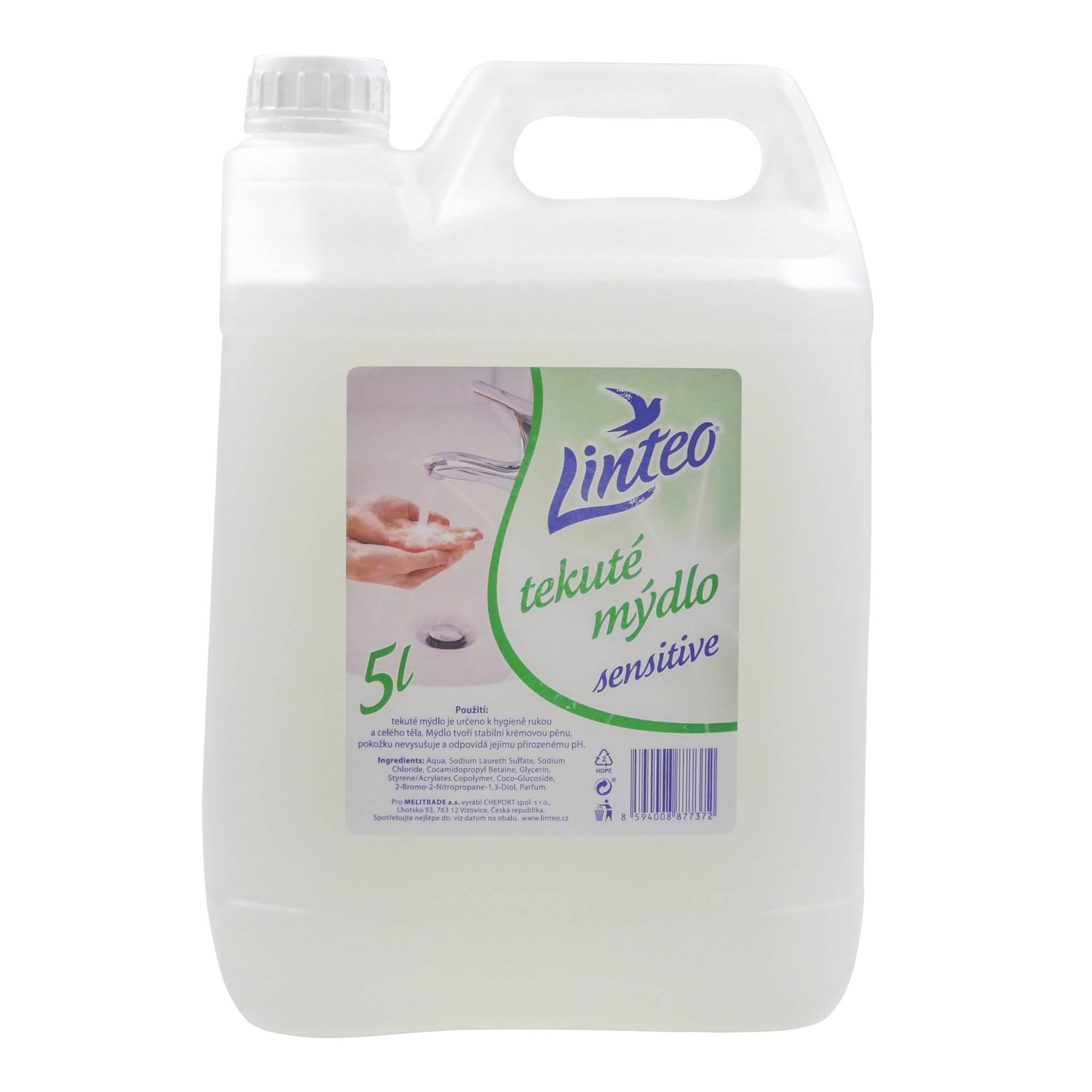 Linteo tekuté mýdlo sensitive 5l