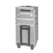 NANI geantă cosmetică tripartită, pe rotile - 3D Diamond Silver