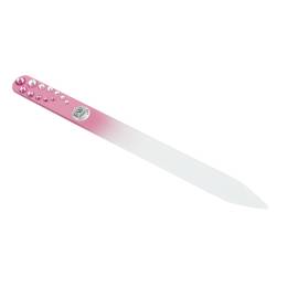 FW sklenený pilník s kamienkami - SW10 Pink