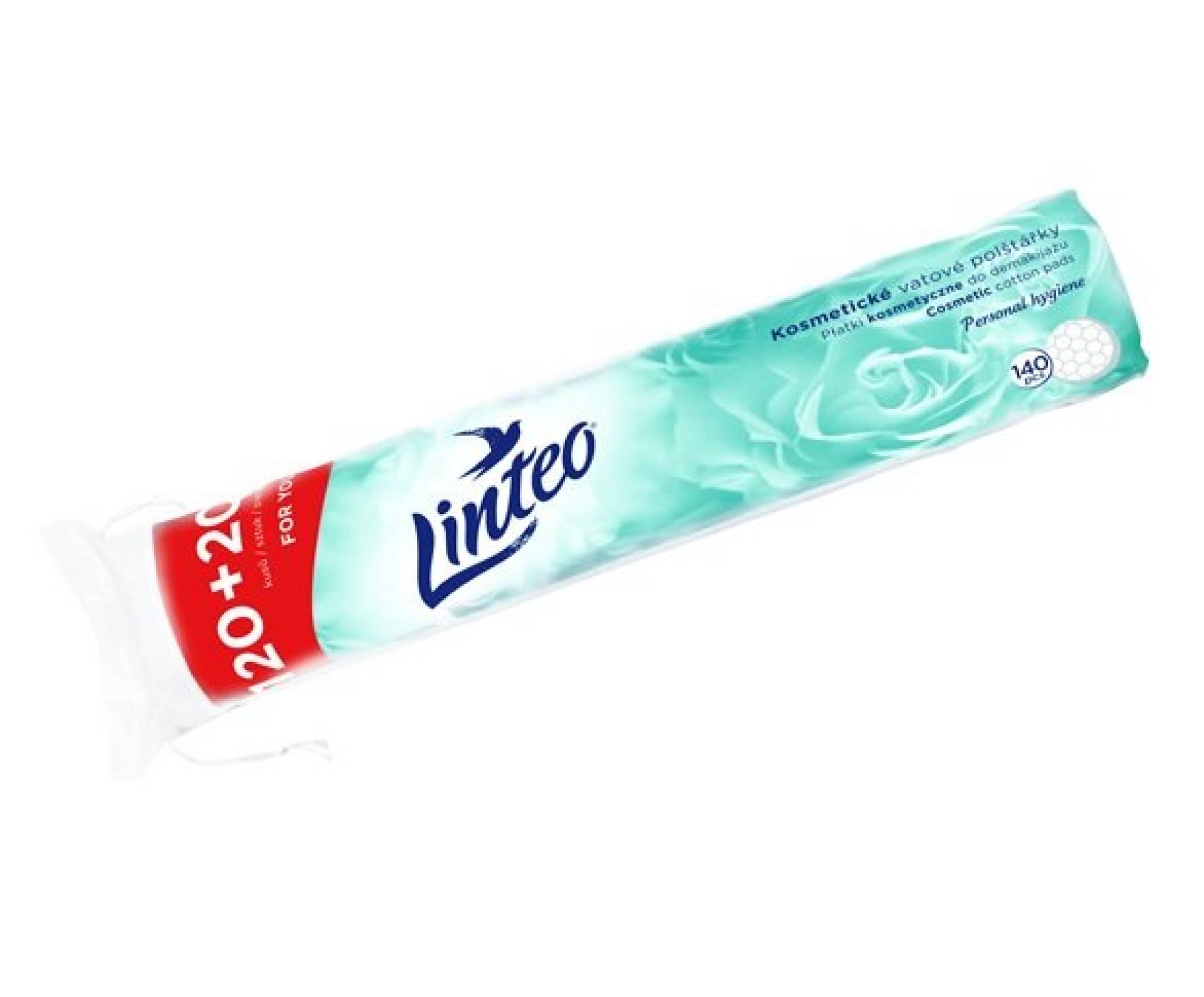 Linteo kosmetické odličovací tampony 140 ks