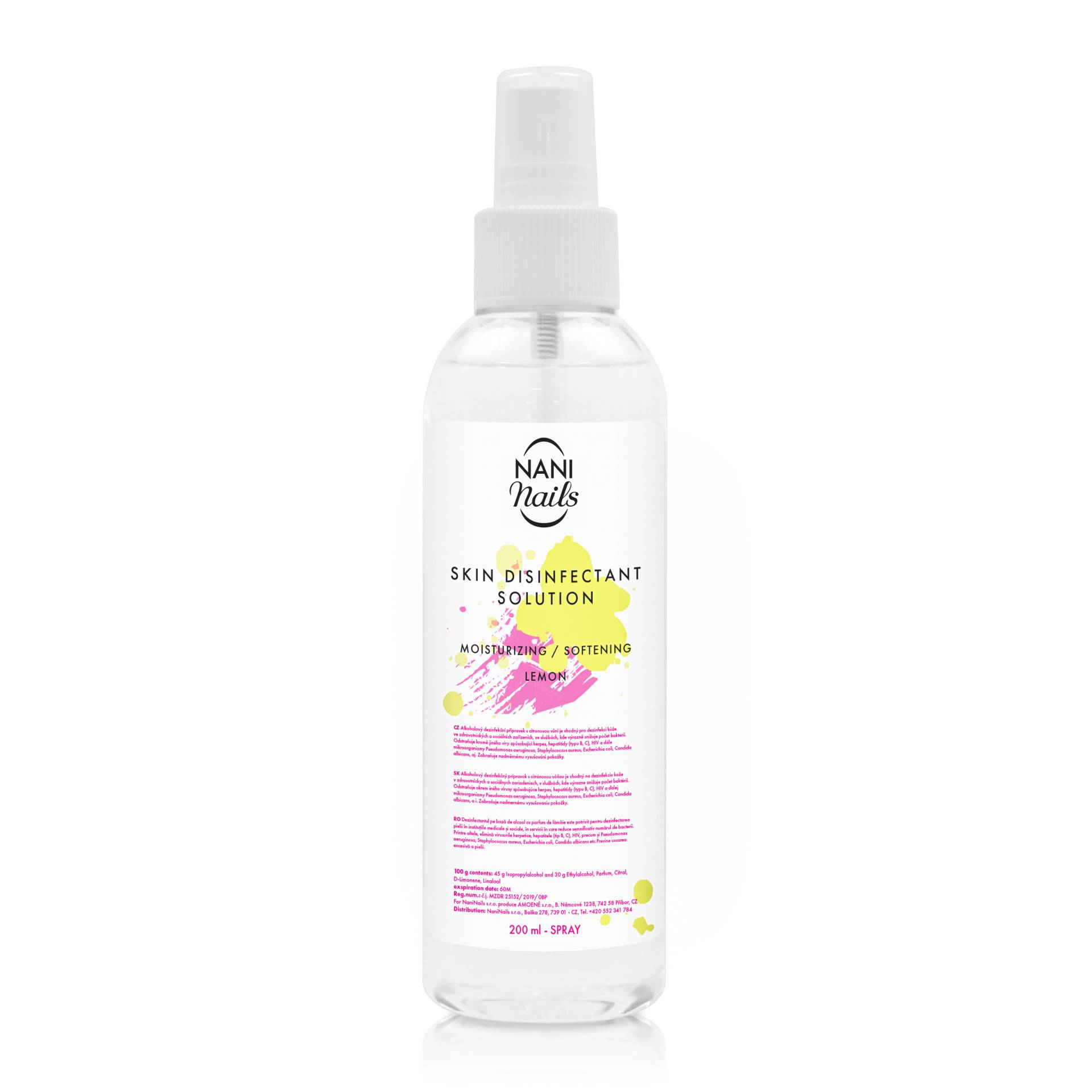 NANI Lavosept dezinfekce na ruce 200 ml - Lemon