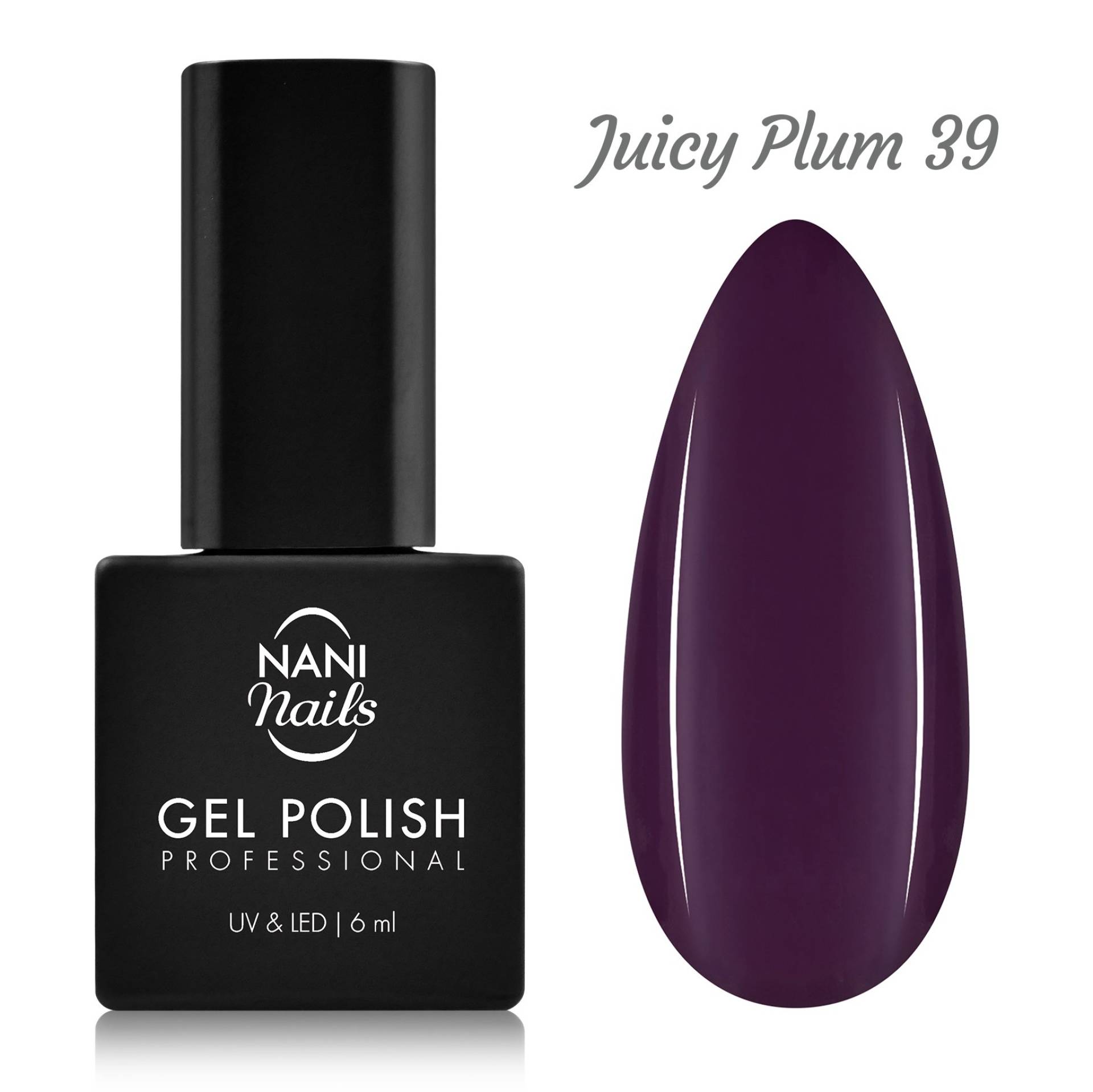 Ojă semipermanentă NANI 6 ml - Juicy Plum