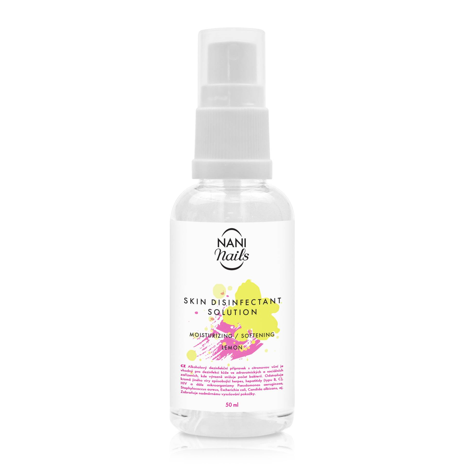 NANI Lavosept dezinfekce na ruce 50 ml - Lemon
