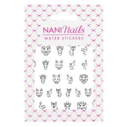 Vodne nalepke za nohte NANI – 62