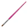 Pensulă NANI pentru gel, limbă de pisică, mărimea 6 - Glitter Pink