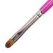 Pensulă NANI pentru gel, limbă de pisică, mărimea 6 - Glitter Pink