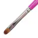Pensulă NANI pentru gel, limbă de pisică, mărimea 6 - Glitter Pink