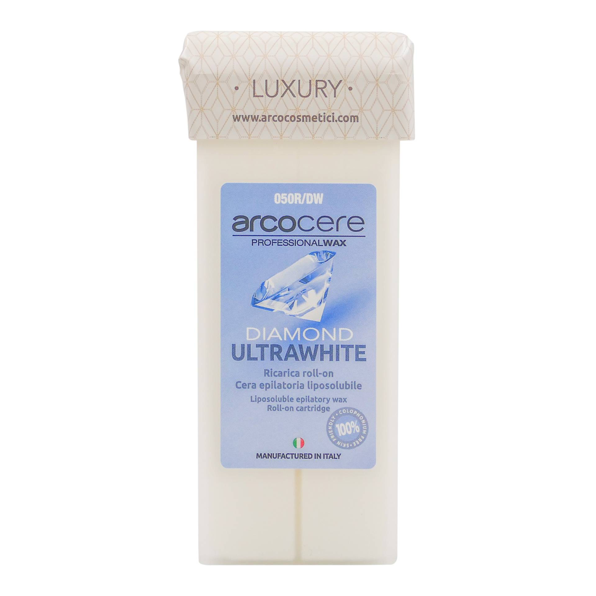 Arcocere depilační vosk Roll On 100 ml - Ultra White
