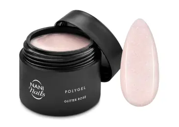 NANI polygél 15 ml - Glitter Rose