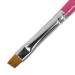 NANI kist za gel Kolinsky, kosi, vel. 6 - Glitter Pink