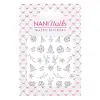 Vodne nalepke za nohte NANI 2D – 99