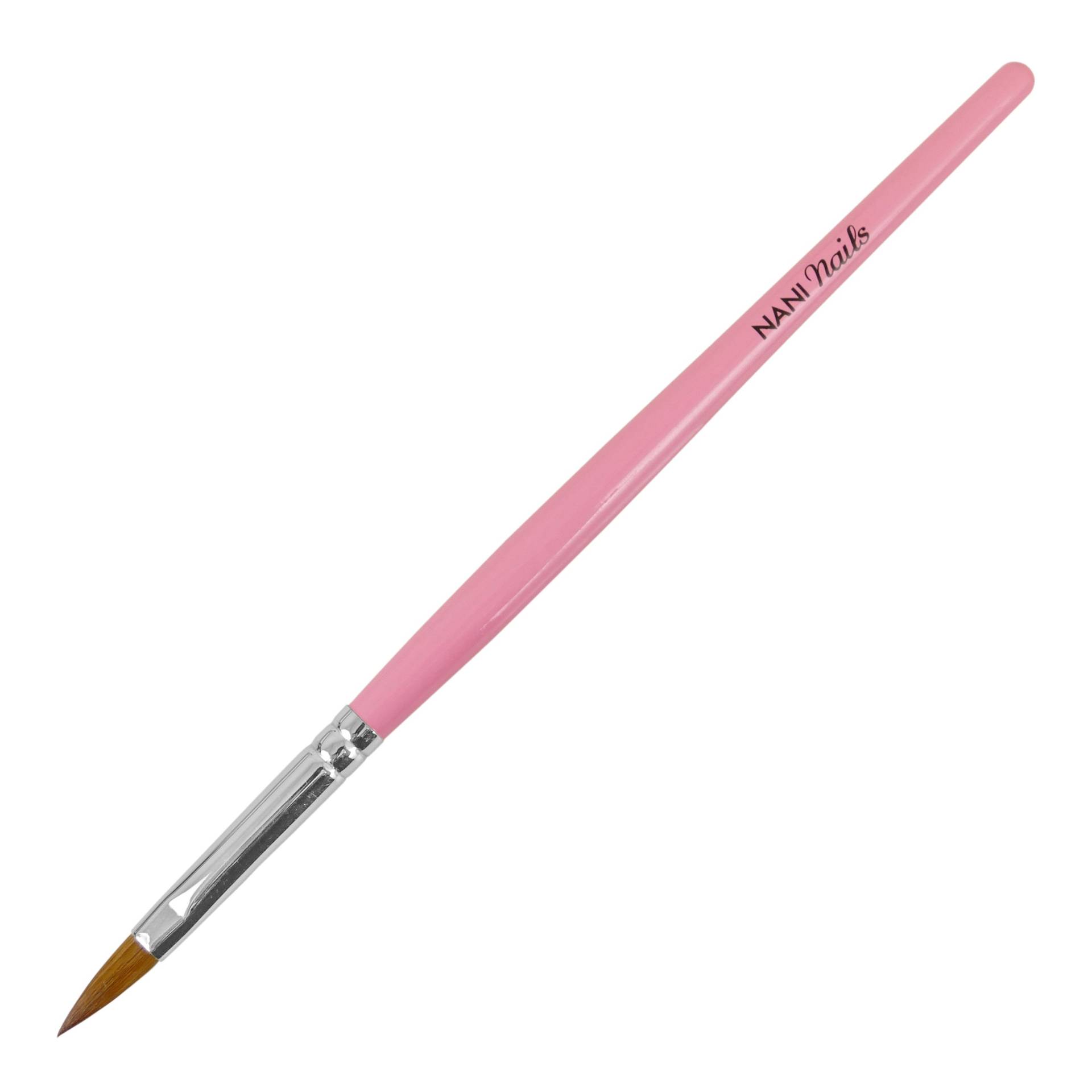 Pensulă NANI pentru acril, mărimea 6, Economy - Pastel Pink