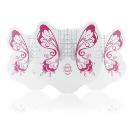 NANI šablóny na nechty Butterfly Long, 100 ks