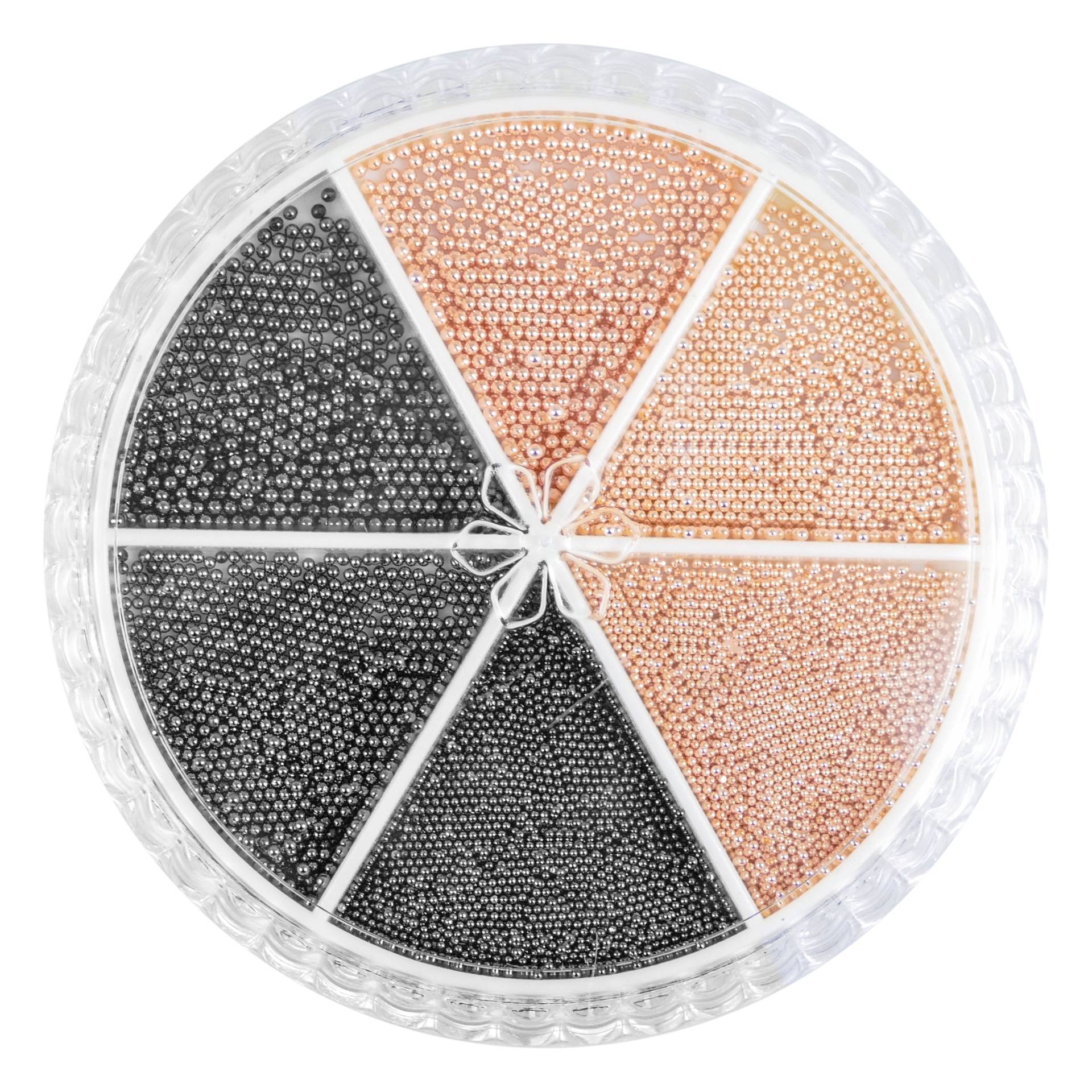 Decorațiuni carusel NANI caviar - Rose Gold/Gun Grey