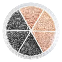 NANI zdobenie karusel "kaviár" - Rose Gold/Gun Grey